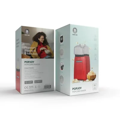 Винтажная Попкорница  Green Lion PopJoy Pop  Corn Maker 1200W 270ML красный