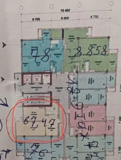 2-комн. квартира, 12 этаж, 78 м², Фирдавси — миниатюра 2
