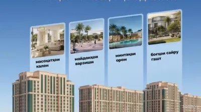 1-комн. квартира, 7 этаж, 76 м², Корвон — миниатюра 1
