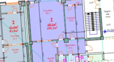 2-комн. квартира, 4 этаж, 105 м², Исмоили Сомони, Шохпалас ЦУМ — миниатюра 4
