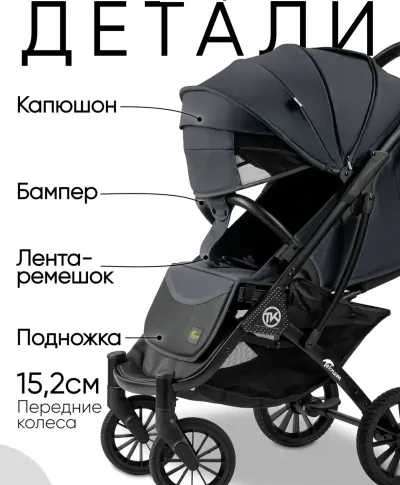 Прогулочная всесезонная коляска Чемодан