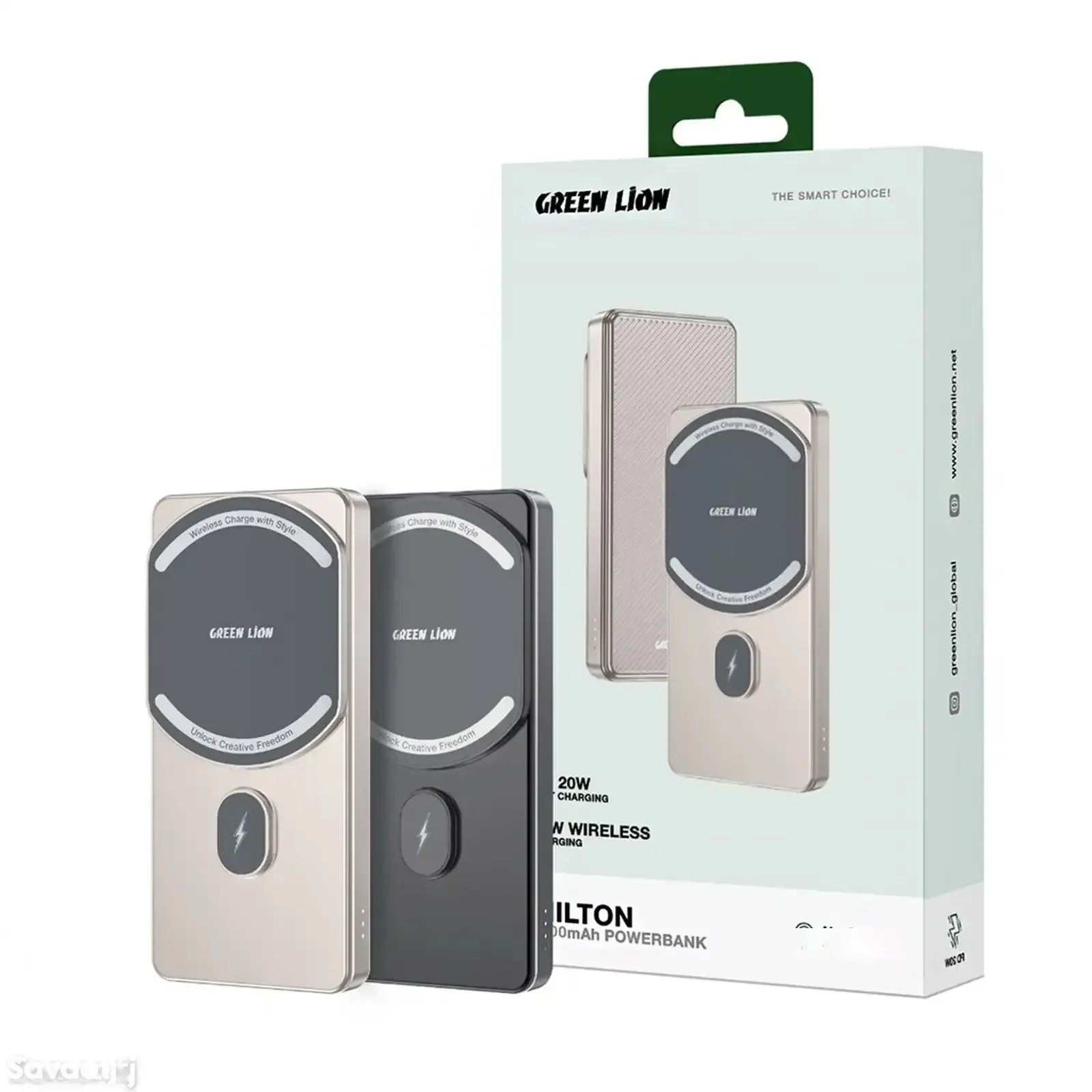Внешний аккумулятор Green Lion MILTON 5000mAh черный