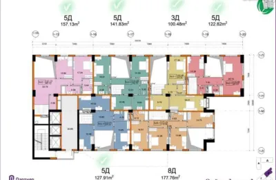 3-комн. квартира, 3 этаж, 96 м², Исмоили сомони