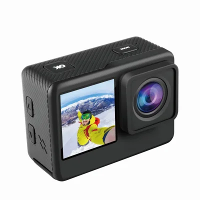 Водонепроницаемая 4K экшн-камера Porodo Lifestyle Waterproof 4K Action Camera 900mAh черный
