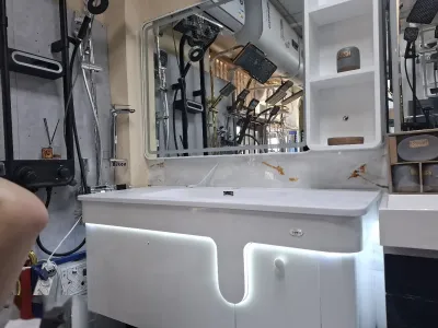 Раковина 120/40см. Для ванной комнаты — миниатюра 2
