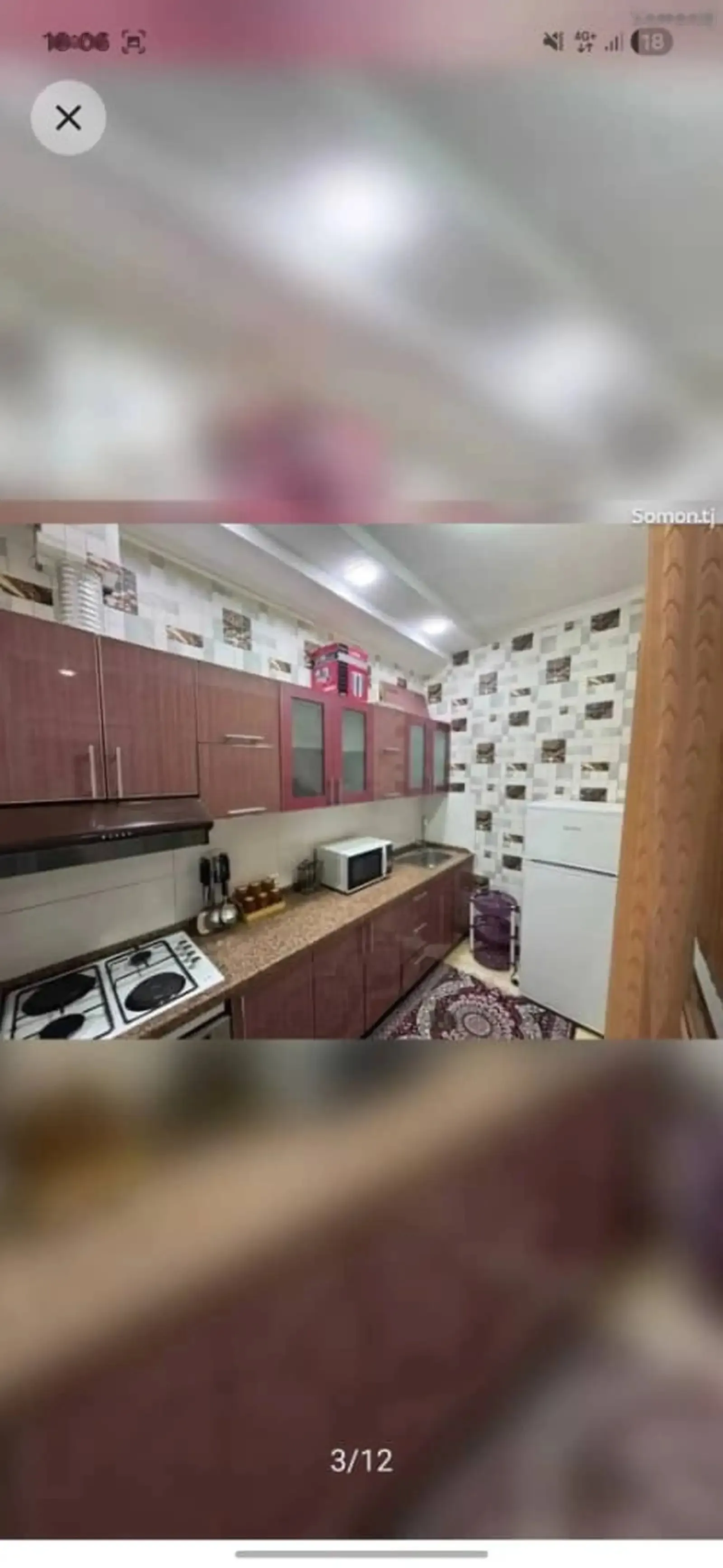 2-комн. квартира, 10 этаж, 75м², танка доми Арванд — миниатюра 4