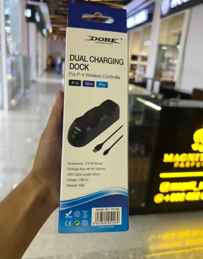 Зарядная станция для 2-х геймпадов PS4 Dual Charging Dock