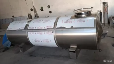 Бочка нержавейка 3000л — миниатюра 2