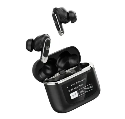 Беспроводные наушники Porodo Soundtec Guide ANC TWS Earbuds with Touch Screen че
