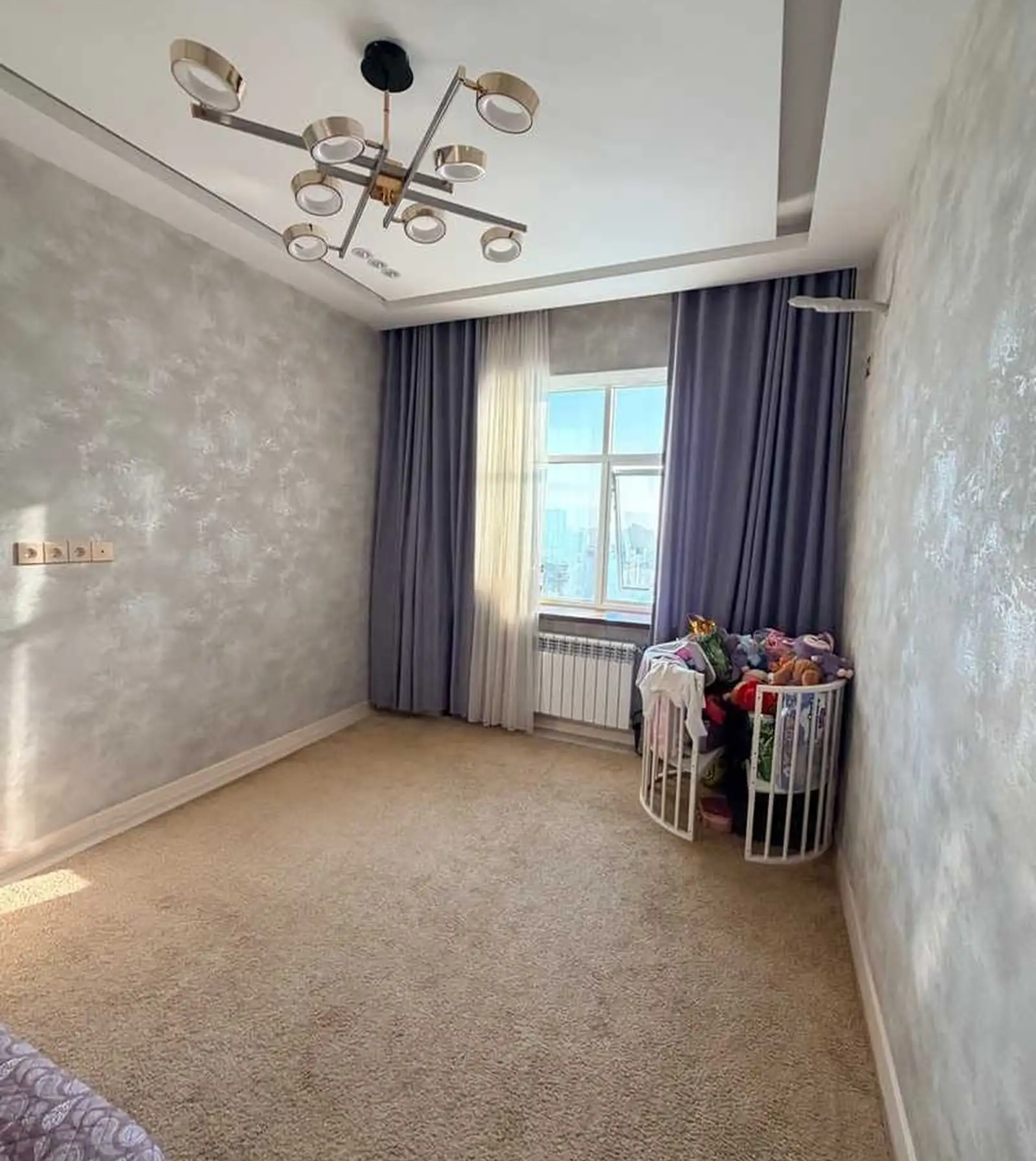 3-комн. квартира, 13 этаж, 100м², Сино 112 мкр дом Пайкар Наздикии мости — миниатюра 5