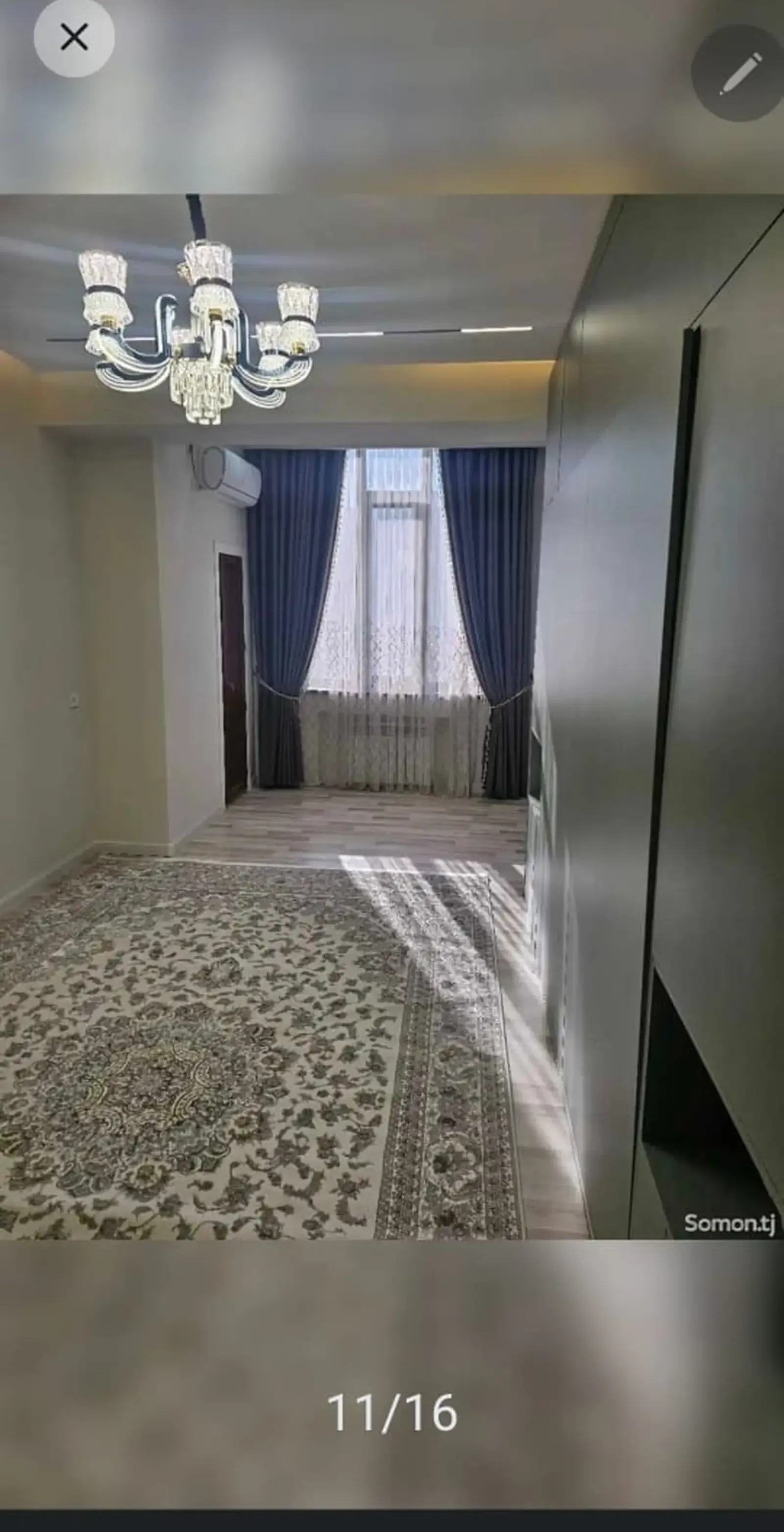 5-комн. квартира, 11 этаж, 155м², Гостиница Хилтон
