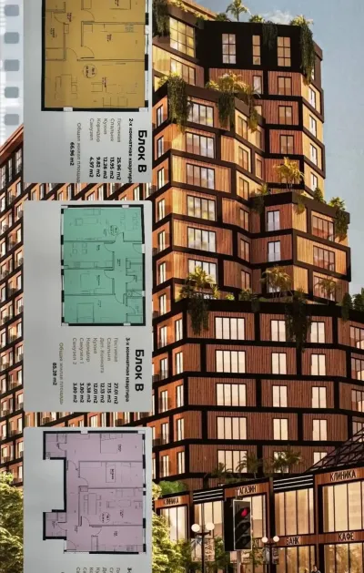 3-комн. квартира, 17 этаж, 96 м², Исмоили Сомони, Алмаз, мактаби 20 — миниатюра 6