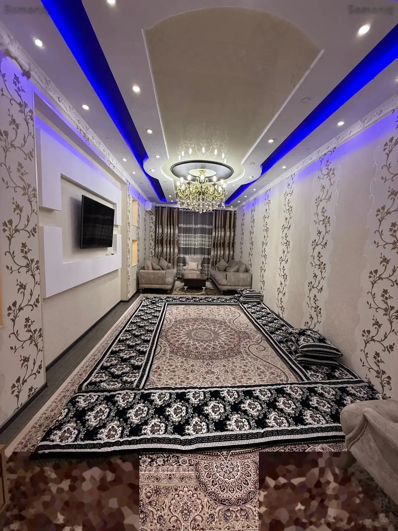 3-комн. квартира, 10 этаж, 90м², Рудаки 179, дом Ёвар — миниатюра 2