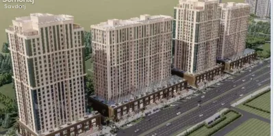 2-комн. квартира, 13 этаж, 105 м², Корвон — миниатюра 1