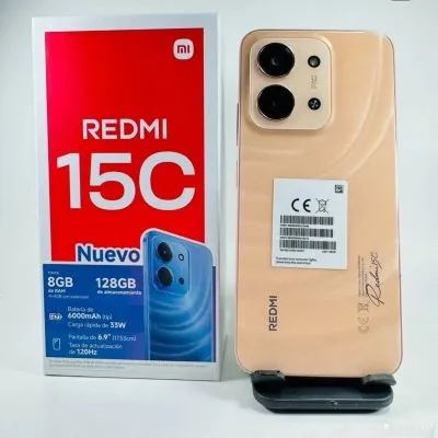 Xiaomi Redmi 15C 4/128Gb black 6000Мач