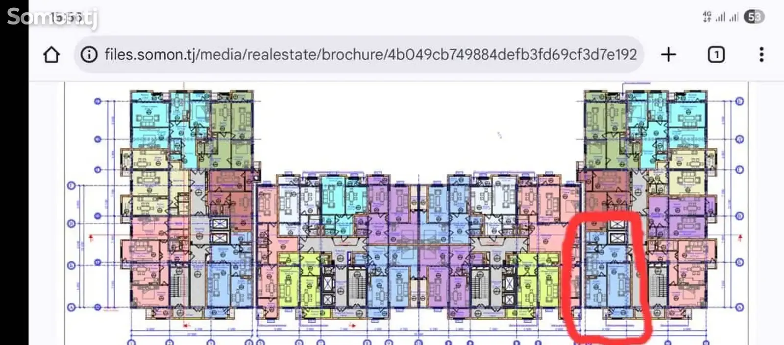 2-комн. квартира, 16 этаж, 80 м², Шлхмансур