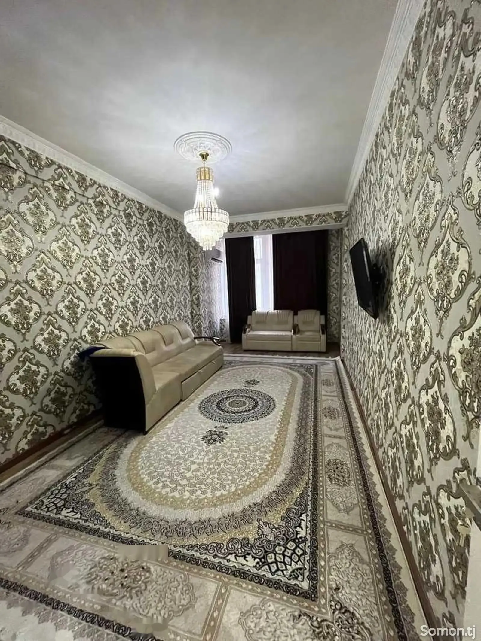2-комн. квартира, 7 этаж, 67м², И.Сомони ру ба руи Султонбей — миниатюра 3