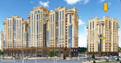 1-комн. квартира, 14 этаж, 50 м², 82мкр,Мараканд Палас — миниатюра 2