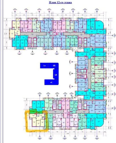 3-комн. квартира, 12 этаж, 107 м², Шохмансур Садбарг — миниатюра 1