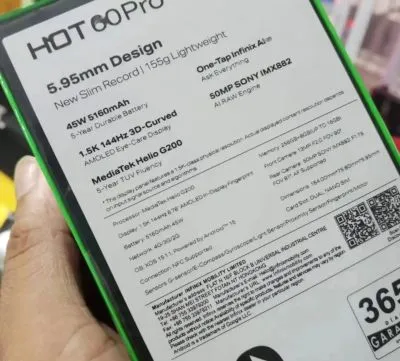 Infinix Hot 60 Pro Plus 256 gb