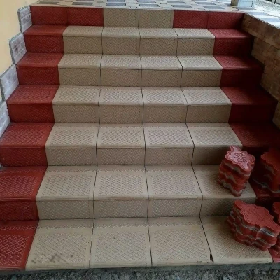 Лестница из брусчатки
