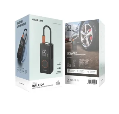 Портативный воздушный компрессор чёрный Green Lion GTI-01 Inflator Portable Air