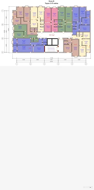 2-комн. квартира, 4 этаж, 57 м², Рудаки — миниатюра 2