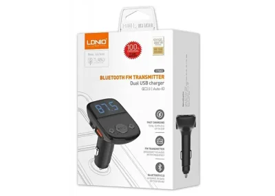 Автомобильный FM модулятор Bluetooth Ldnio C706Q
