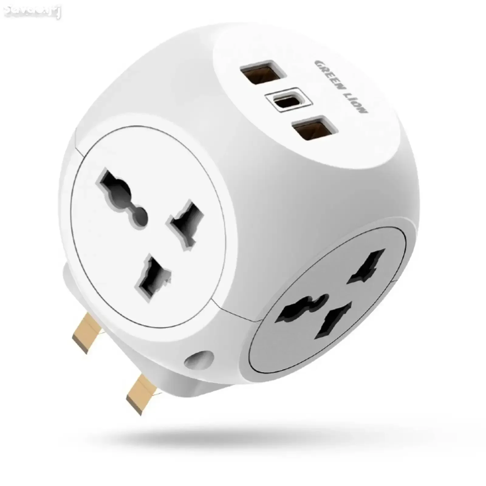 Сетевой фильтр Green Lion Multi Port Travel Adapter - White