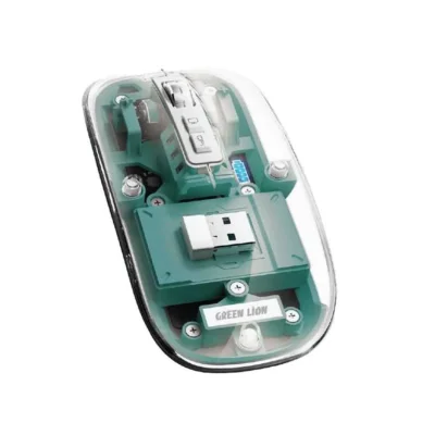 Мышь Green Lion Transparent Mouse Lite зеленый