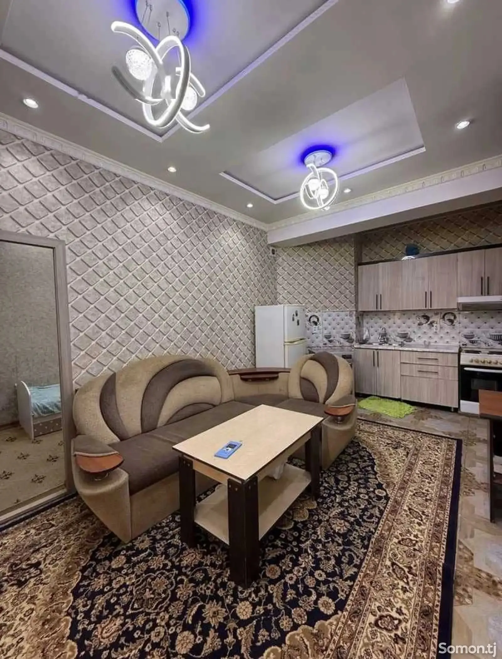 3-комн. квартира, 18 этаж, 68м², шохмансур — миниатюра 1