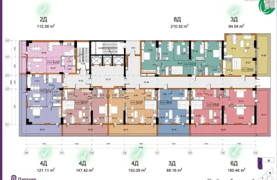 3-комн. квартира, 3 этаж, 117 м², И Сомони — миниатюра 5