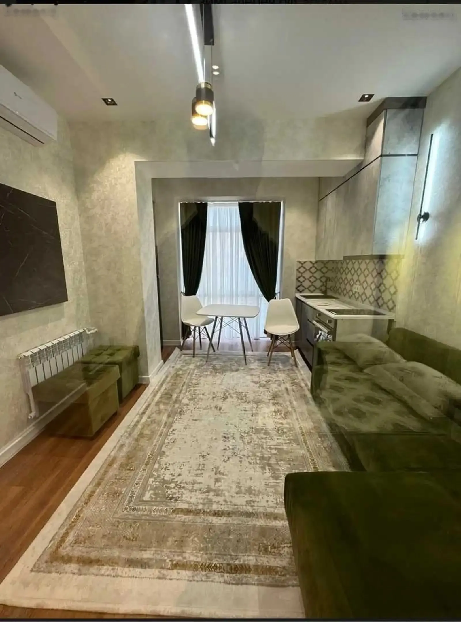 1-комн. квартира, 12 этаж, 31 м², доми ватан — миниатюра 1