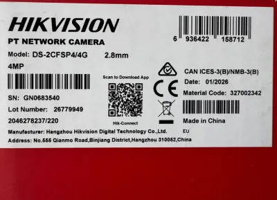 Камера солнечная Hikvision DS-2CFSP4/4G 2.8mm O-STD/EU