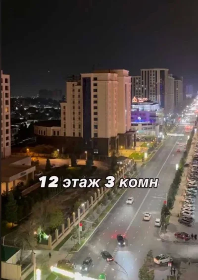3-комн. квартира, 12 этаж, 111 м², Шохмансур — миниатюра 1