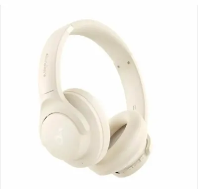 Беспроводные наушники Powerology Hybrid ANC Headphones PWLAU016-CM кремовый