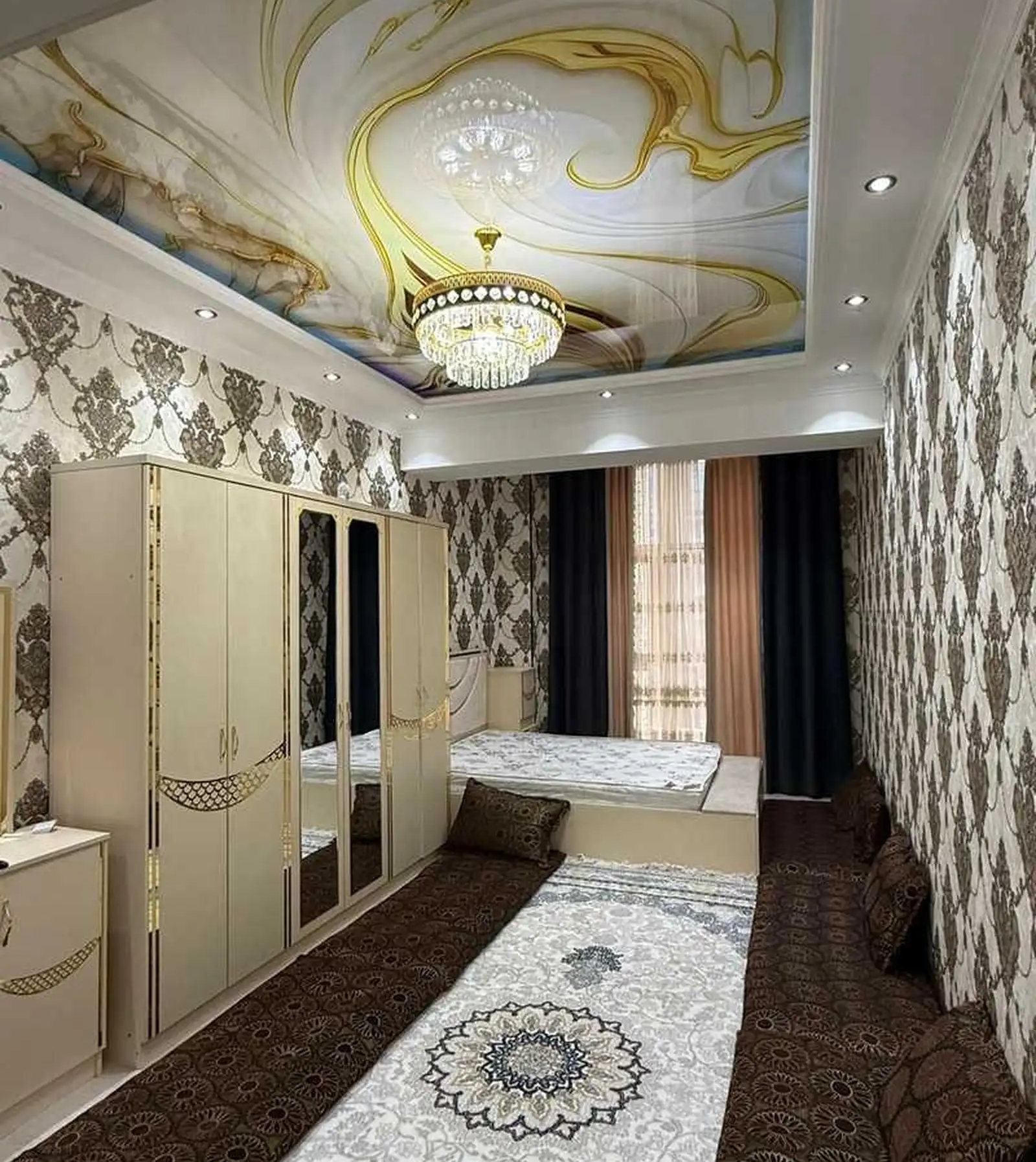 2-комн. квартира, 6 этаж, 63м², Шохмансур доми Бахт Z Пайкар Созидания ру баруи Гостиница Хилтон