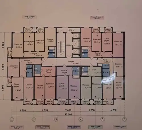 3-комн. квартира, 10 этаж, 97 м², Шохмансур — миниатюра 6