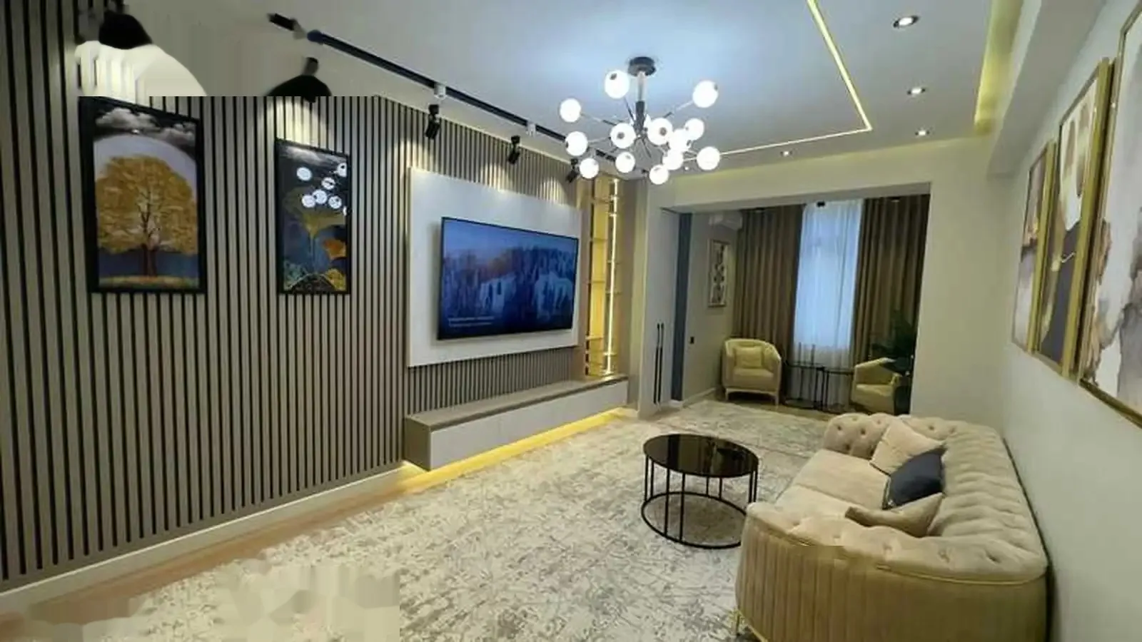 3-комн. квартира, 11 этаж, 120м², Шохмансур. Gulya Gold — миниатюра 1