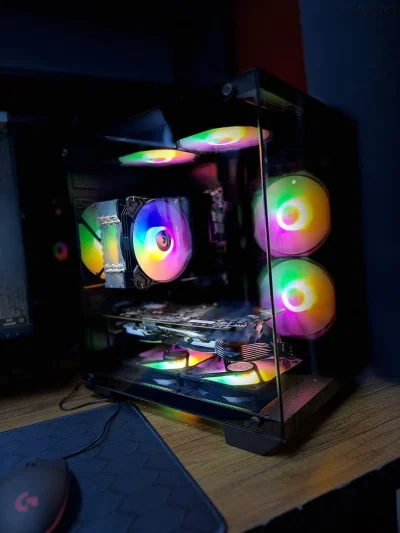 Системный блок core i3 12100F/RAM 16GB DDR 4/GTX 1660 SUPER/NVME 512GB/Wi-fi — миниатюра 1