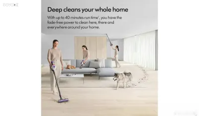 Беспроводной пылесос Dyson V8 Absolute Yellow/Nickel, UK Version