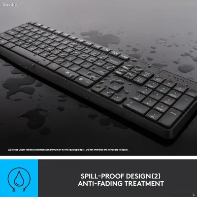 Комплект Logitech MK235 беспроводная клавиатура и мышь Black