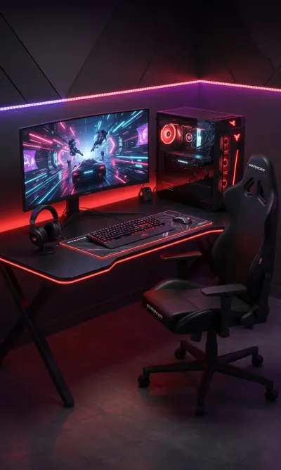 Игровое кресло DXRacer Gladiator G Series Black