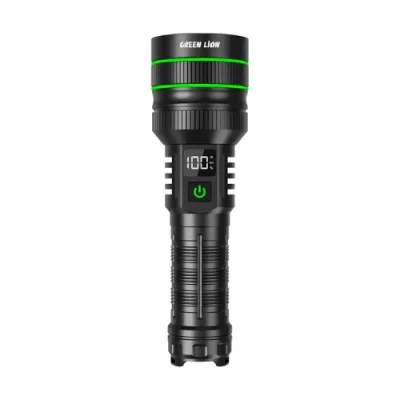 Фонарик Green Lion Hyper Ray Pro LED Torch 3000LM, черный