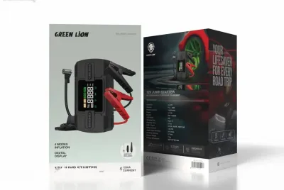 Пусковое устройство Green Lion 12V Jump Starter 12000 мАч черный