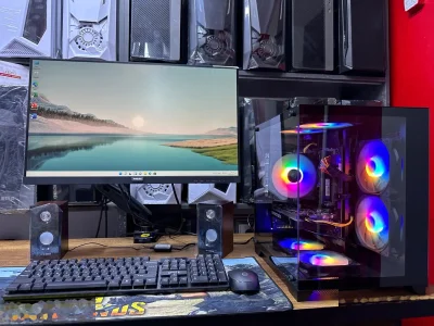 Персональный компьютер core i5 7500/RAM 16GB DDR 4/RX 580 8GB/NVMe M2 512GB — миниатюра 3