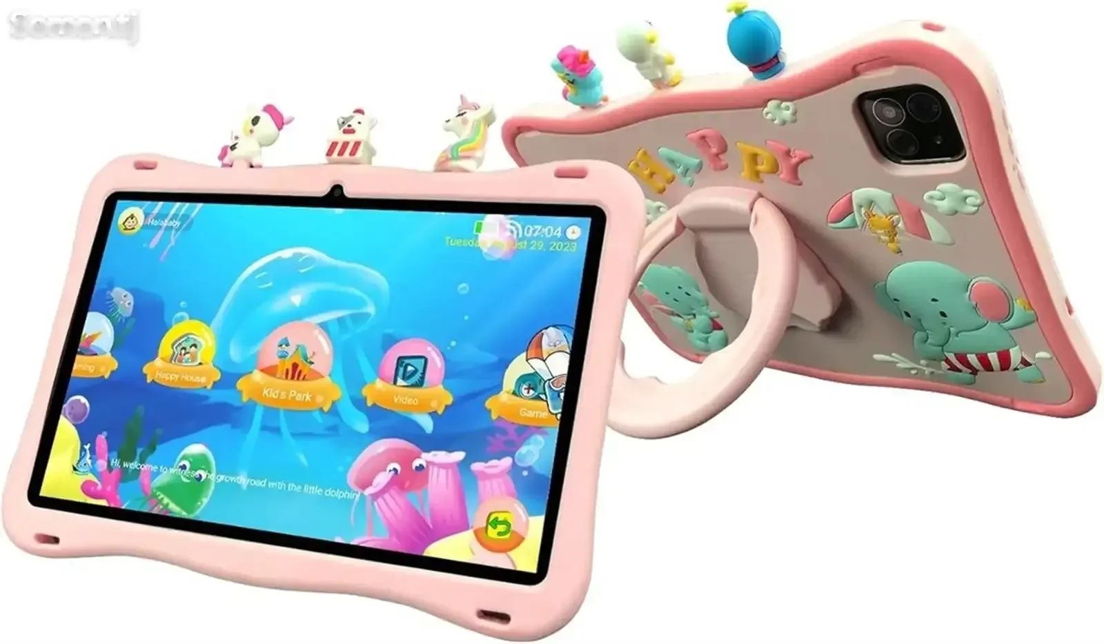 Детский планшет Oteeto Tab 10 6/128гб розовый