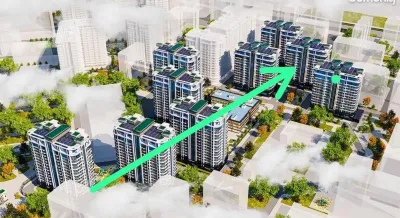 1-комн. квартира, 16 этаж, 50 м², И Сомонӣ — миниатюра 5