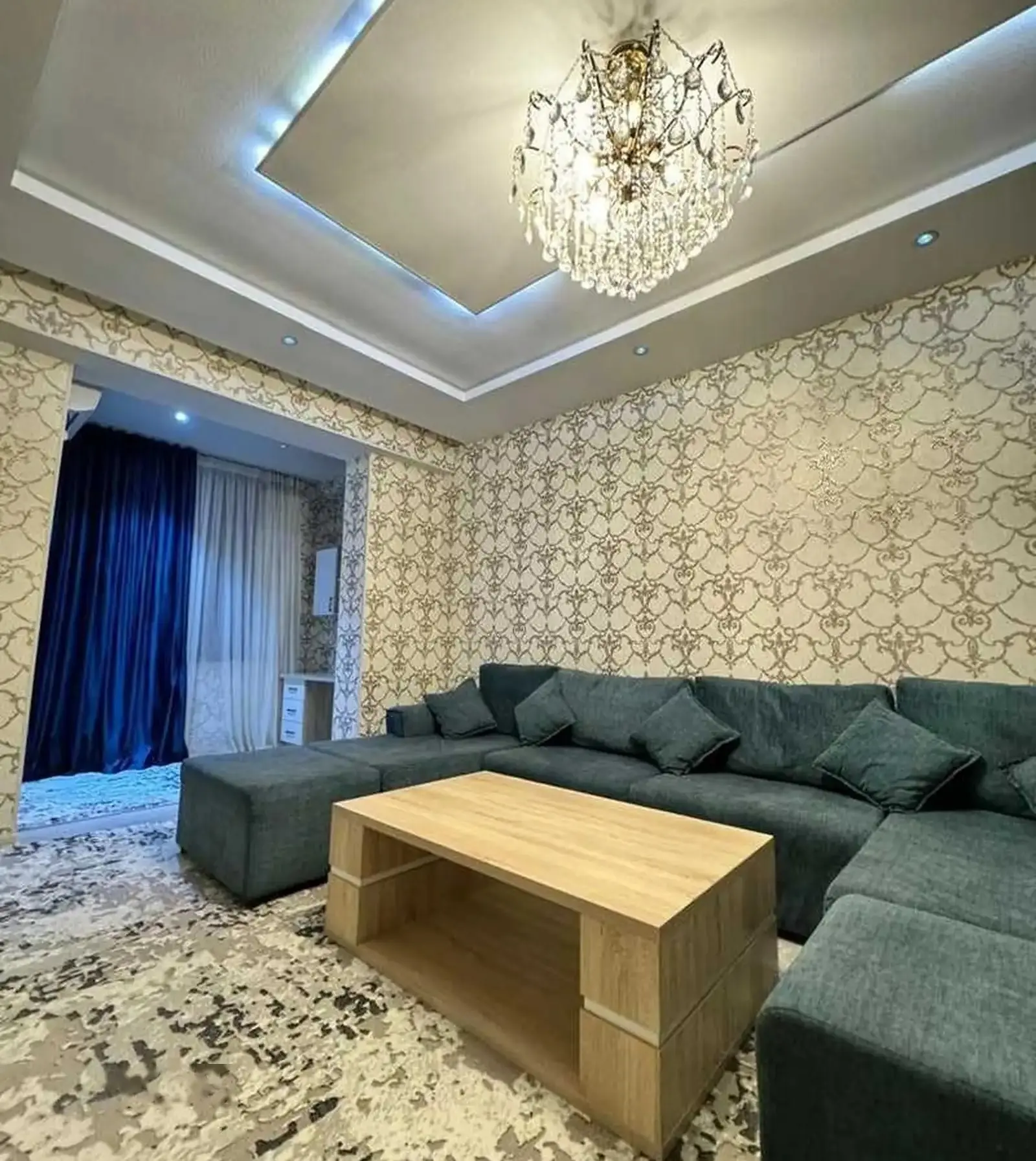 2-комн. квартира, 13 этаж, 60м², Шохмансур — миниатюра 1