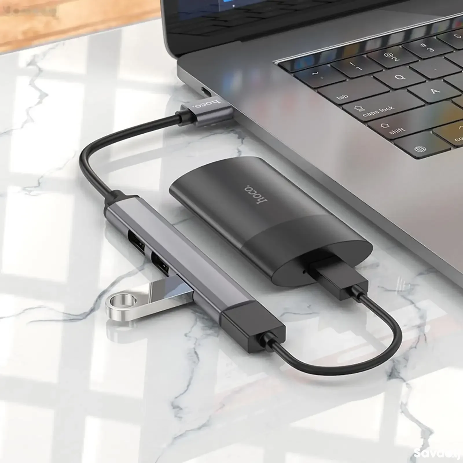 USB-концентратор hoco 4 in 1hb-